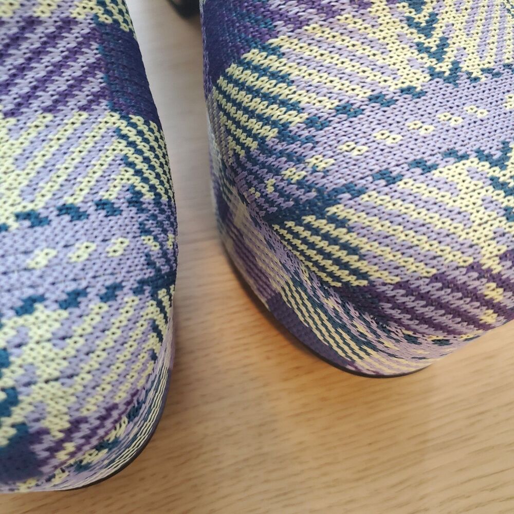 NEW Larroude Miso Purple Plaid Clogs - Picture 11 of 13